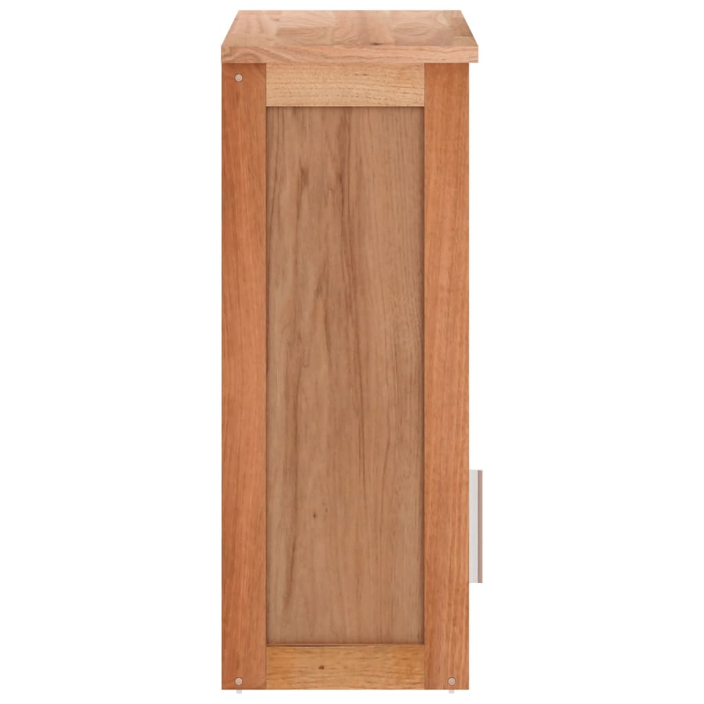vidaXL Nástěnná koupelnová skříňka 42x23x60 cm masivní ořechové dřevo