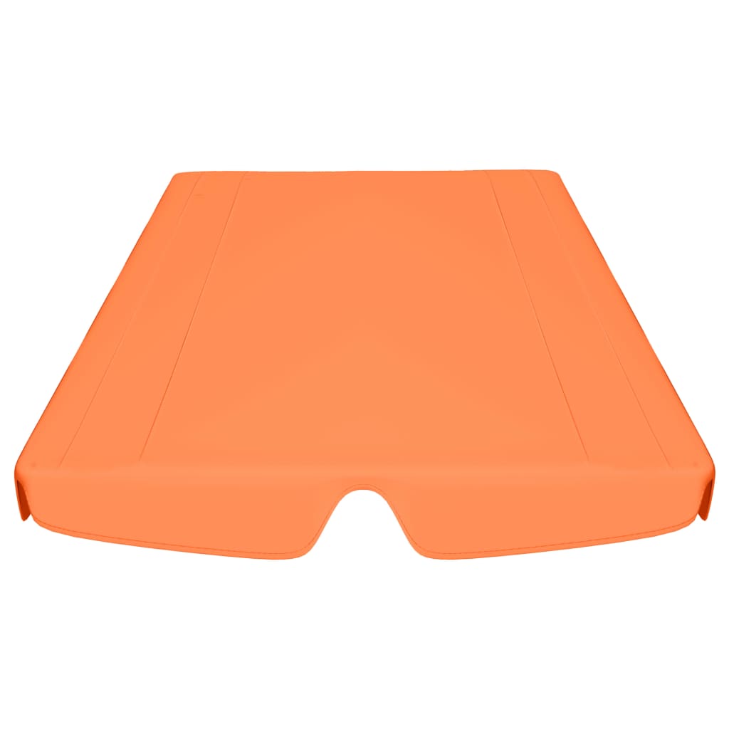 vidaXL Náhradní stříška na houpačku oranžová 150/130 x 105/70 cm