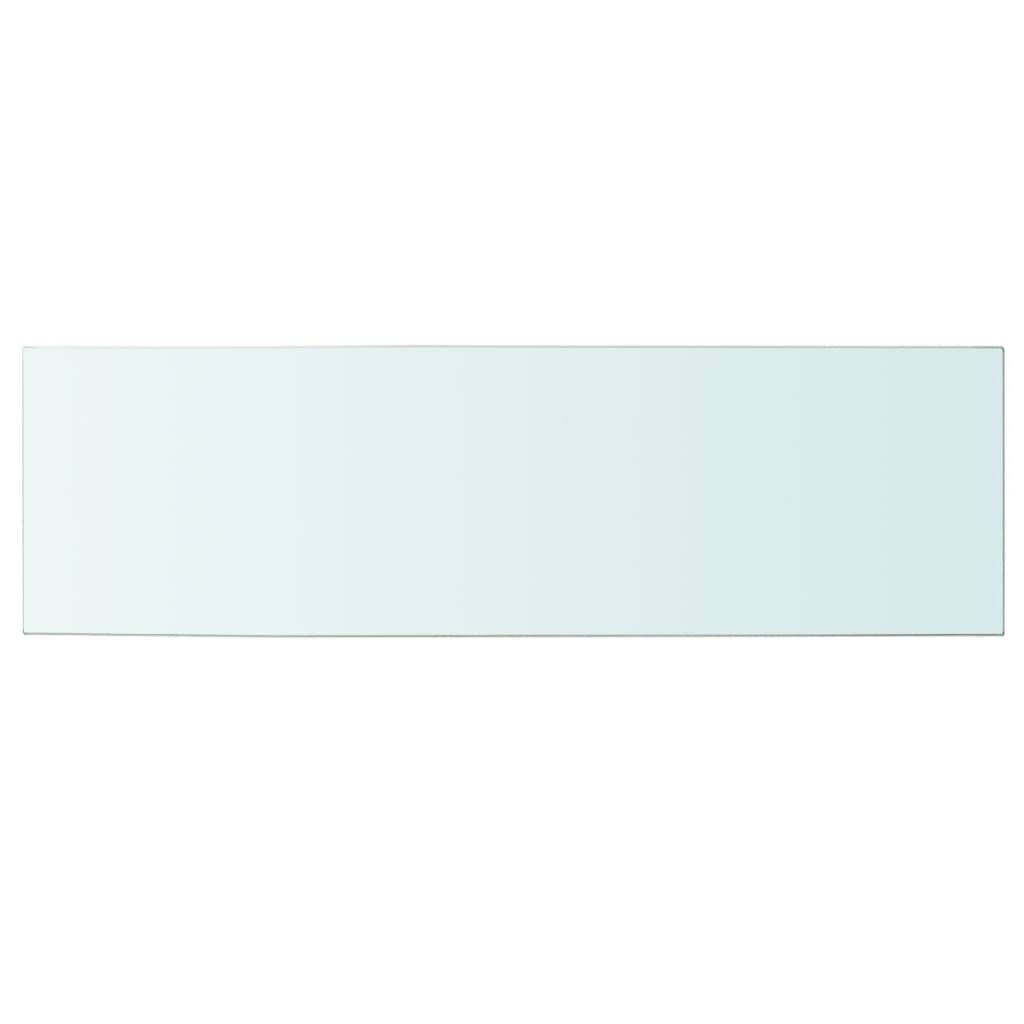 vidaXL Policová deska sklo čiré 100x30 cm