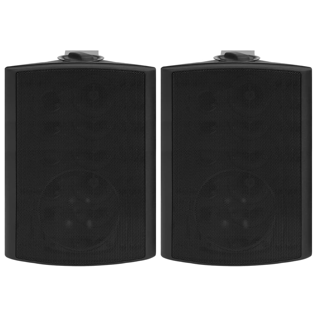 vidaXL Nástěnné stereo reproduktory 2 ks černé interiér exteriér 120 W