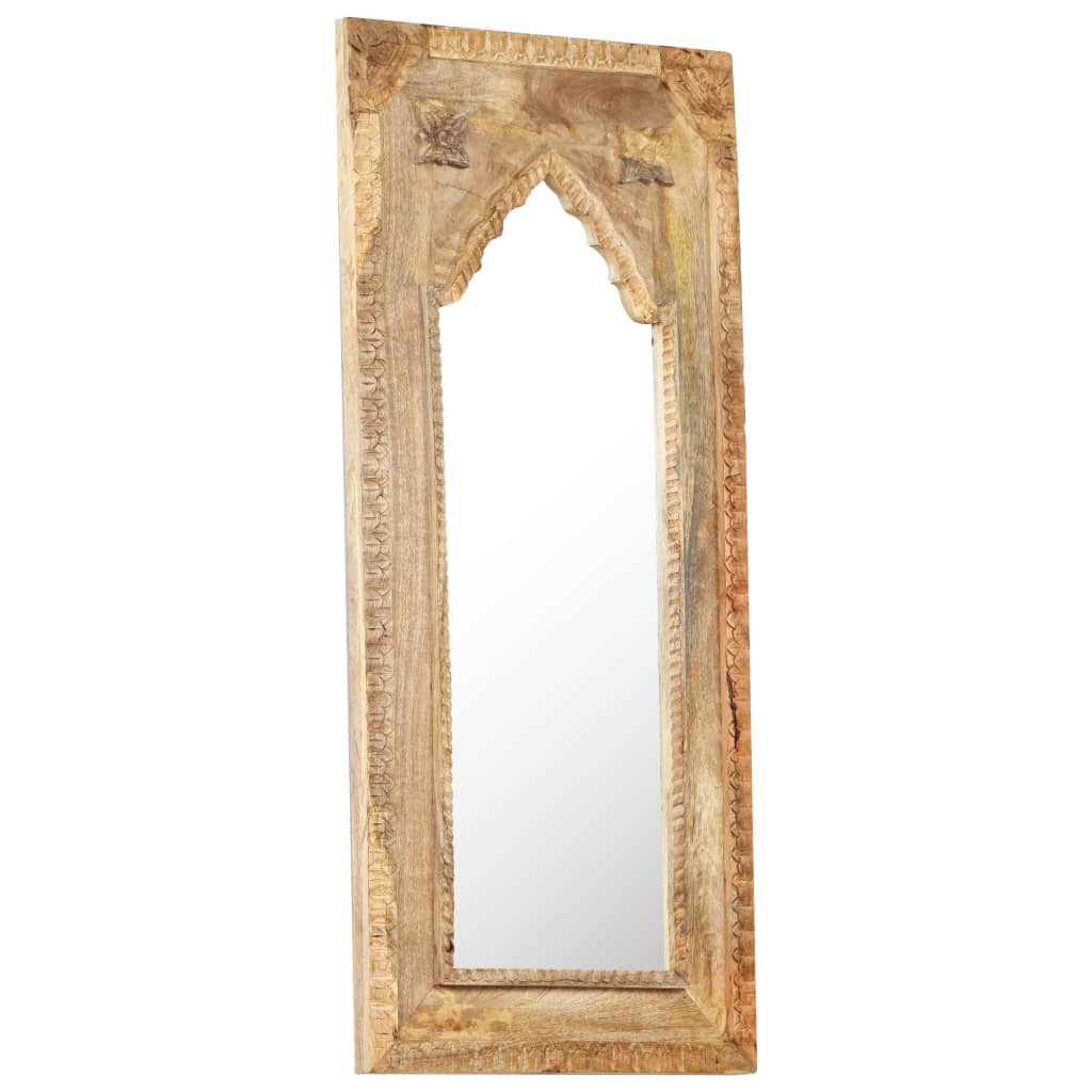 vidaXL Zrcadlo 50 x 3 x 110 cm masivní mangovníkové dřevo