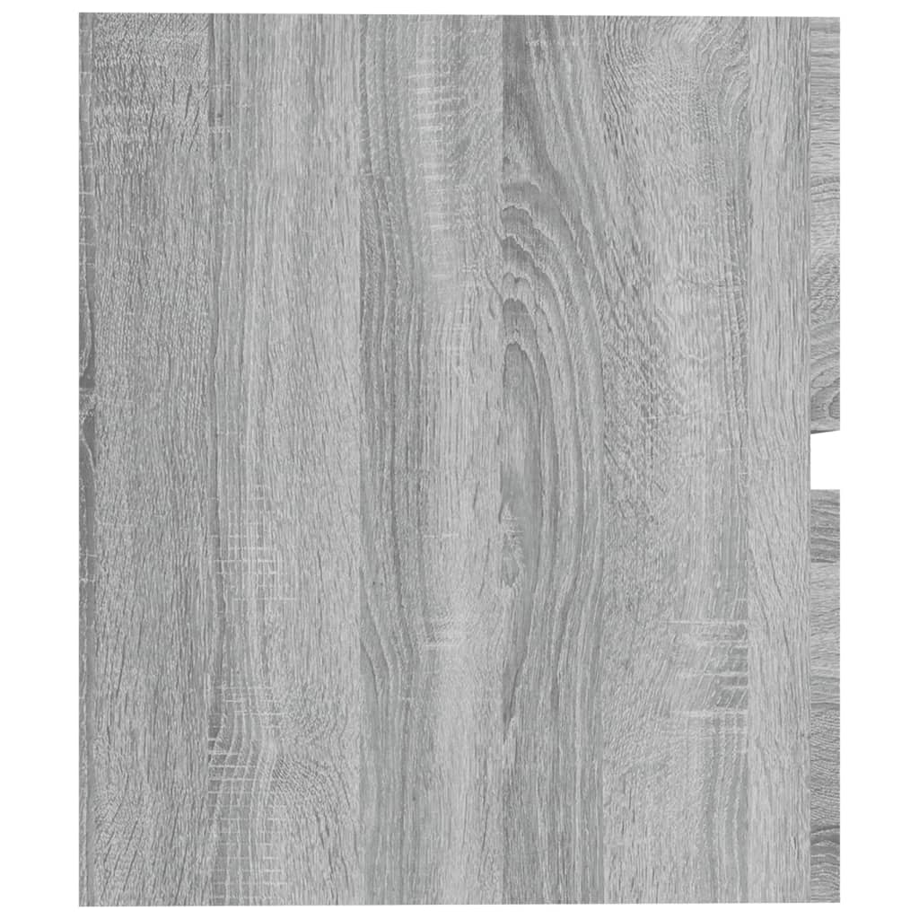 vidaXL Skříňka pod umyvadlo šedá sonoma 60x38,5x45 cm kompozitní dřevo