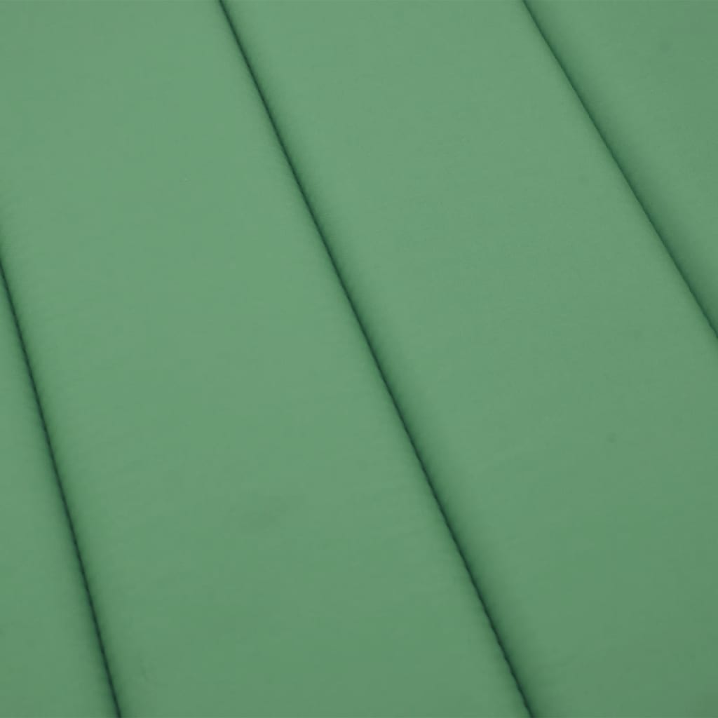vidaXL Poduška na lehátko zelená 200 x 70 x 3 cm oxfordská látka
