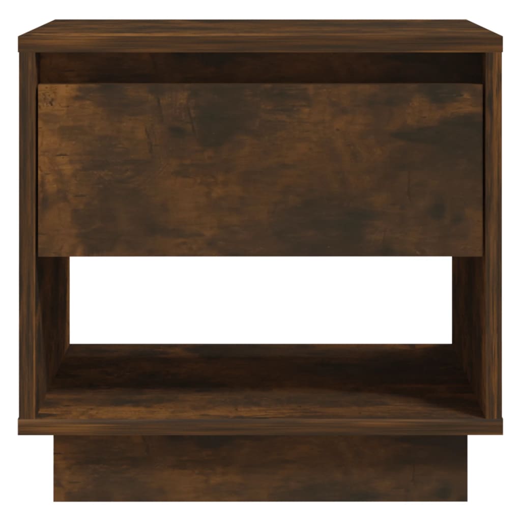vidaXL Noční stolek kouřový dub 45 x 34 x 44 cm dřevotříska
