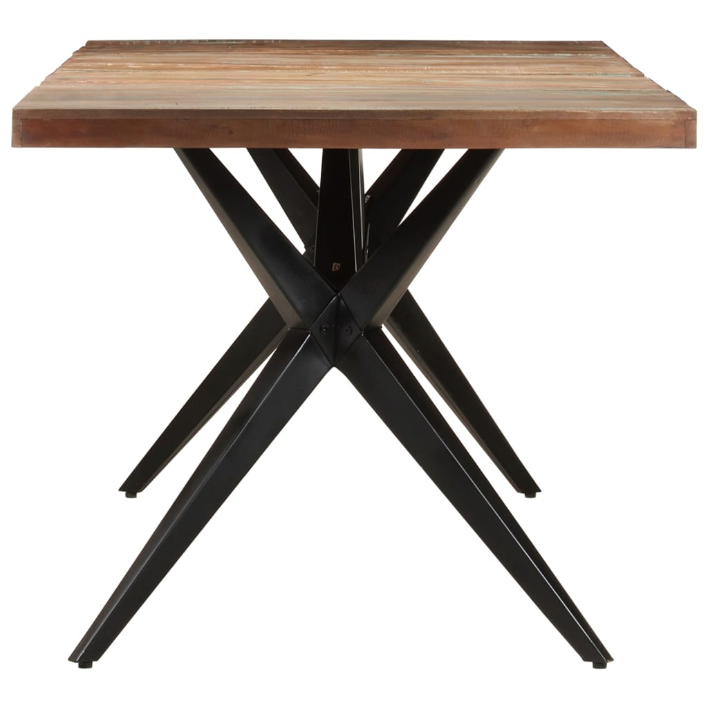 vidaXL Jídelní stůl 200 x 90 x 76 cm masivní regenerované dřevo