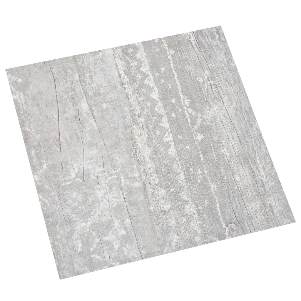 vidaXL Samolepicí podlahové desky 55 ks PVC 5,11 m² šedé