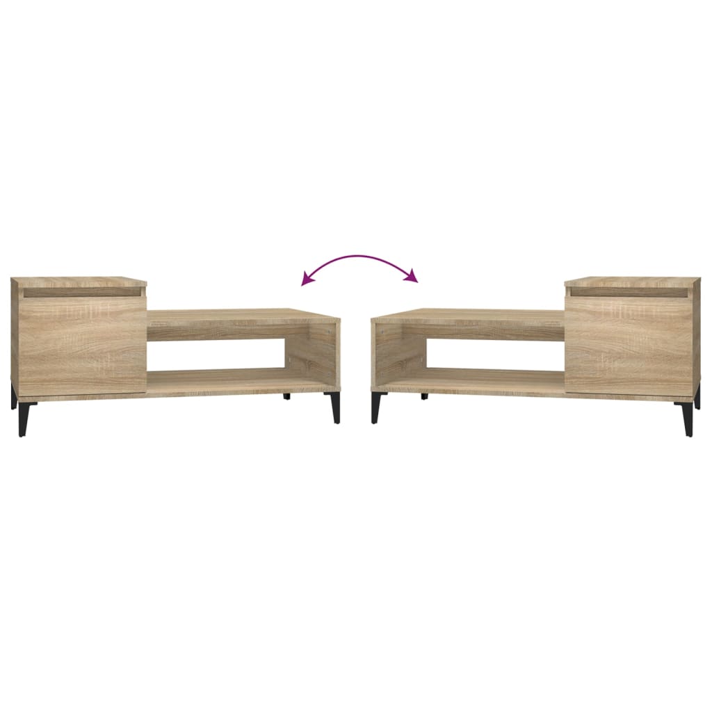 vidaXL Konferenční stolek dub sonoma 100 x 50 x 45 cm kompozitní dřevo