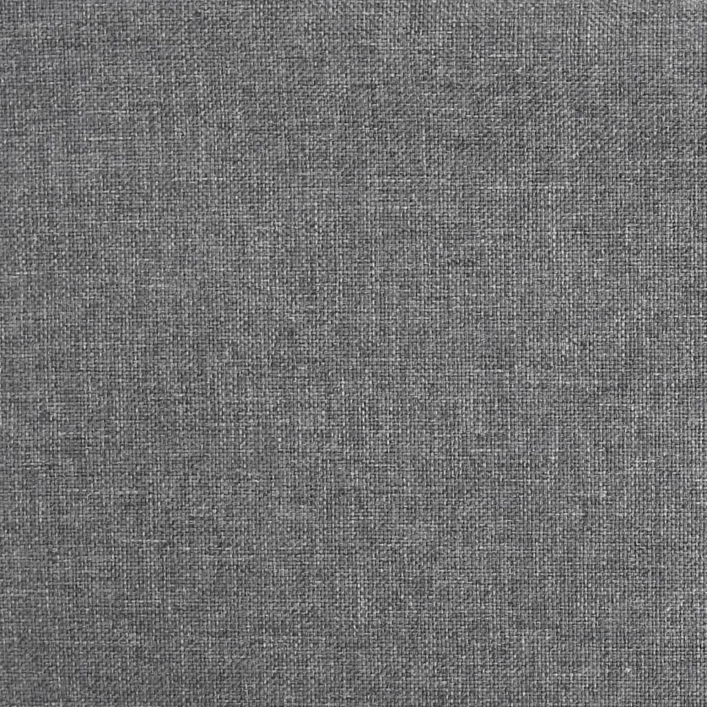 vidaXL Barové židle 2 ks šedé textil