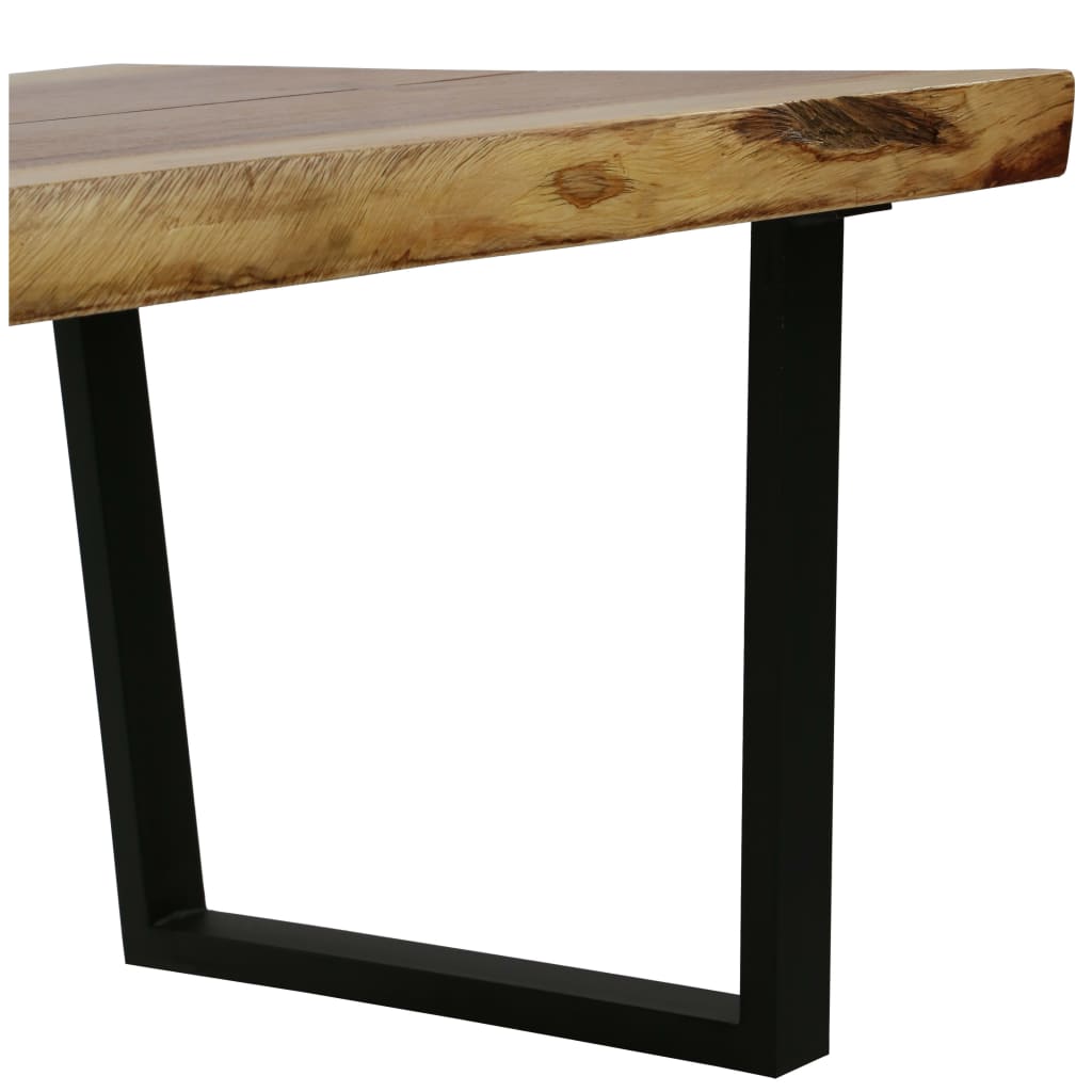 vidaXL Konferenční stolek z masivního dřeva suar 102 x 56 x 41 cm