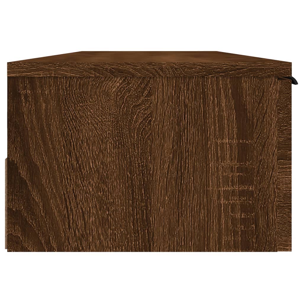vidaXL Nástěnná skříňka hnědý dub 102 x 30 x 20 cm kompozitní dřevo