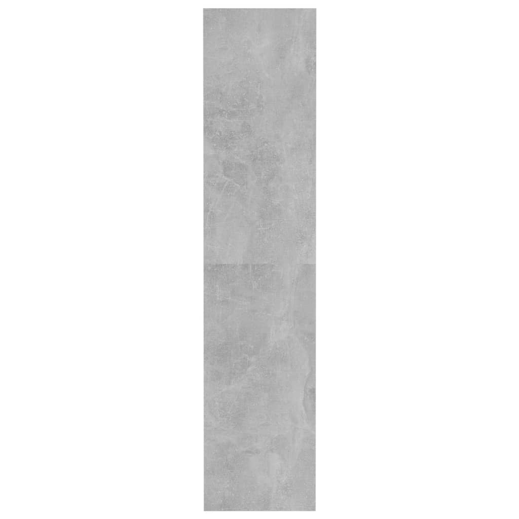 vidaXL Knihovna / dělicí stěna betonově šedá 80x30x135 cm dřevotříska