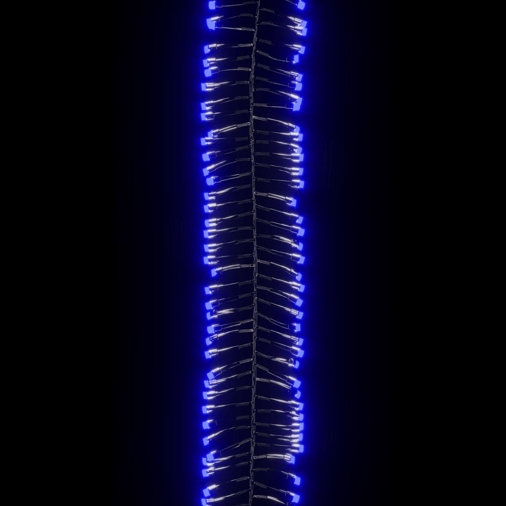 vidaXL Světelný LED řetěz trs se 400 LED diodami modrý 7,4 m PVC