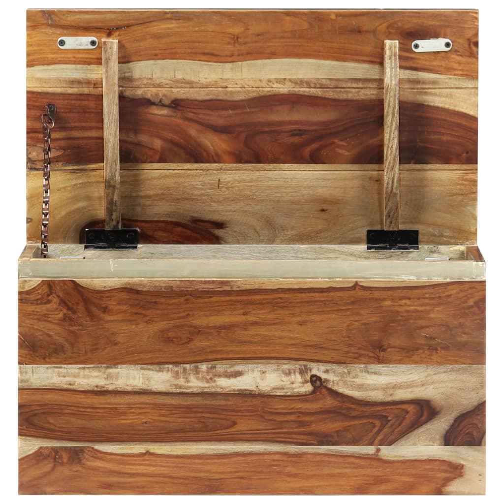 vidaXL Úložná truhla 57 x 30 x 30 cm masivní sheeshamové dřevo