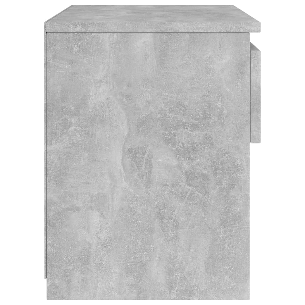 vidaXL Noční stolky 2 ks betonově šedé 40 x 30 x 39 cm dřevotříska