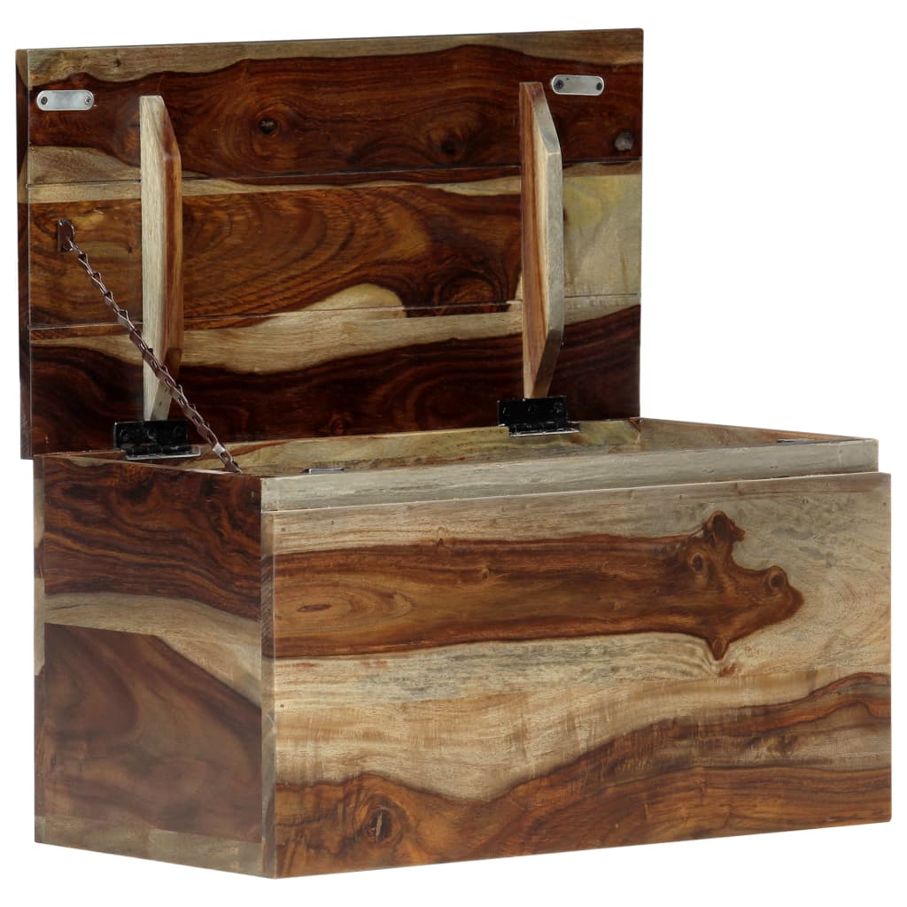 vidaXL Úložná truhla 57 x 30 x 30 cm masivní sheeshamové dřevo