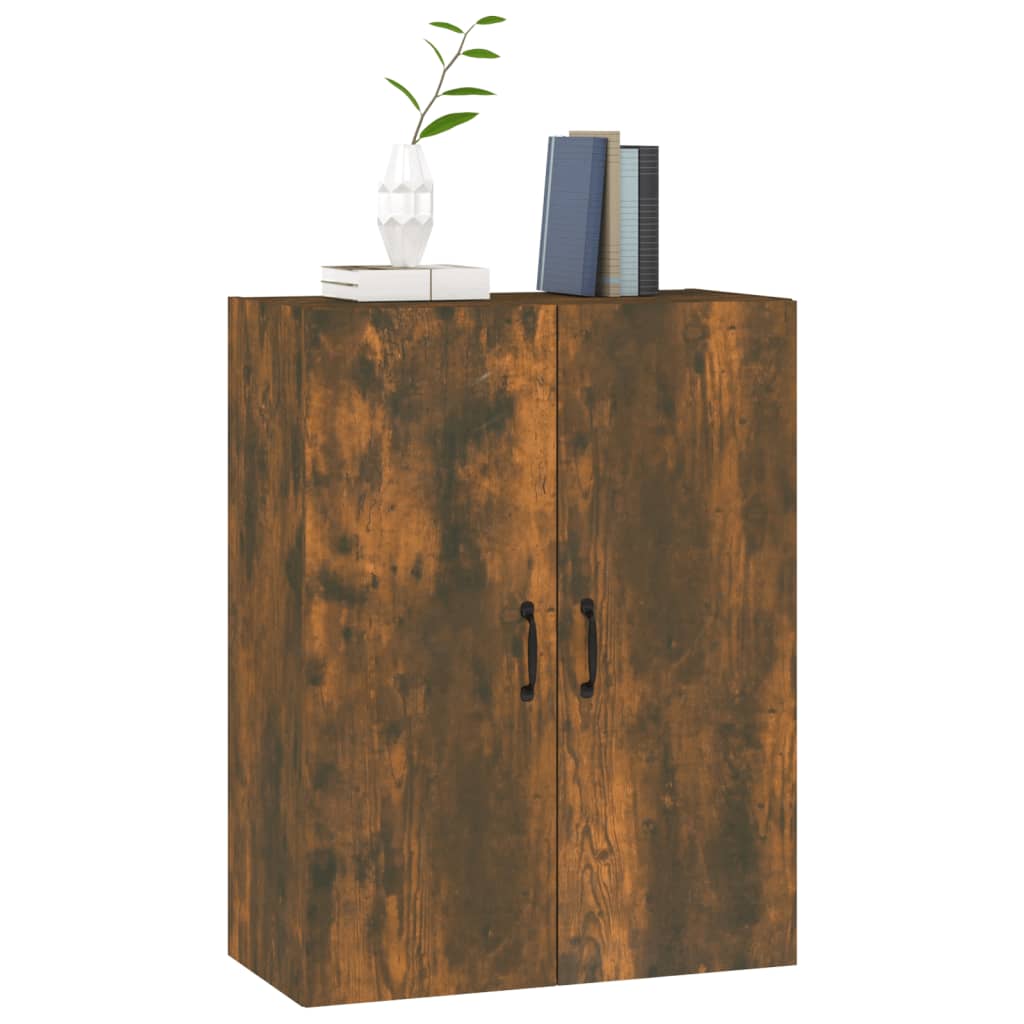 vidaXL Závěsná skříňka kouřový dub 69,5 x 34 x 90 cm kompozitní dřevo