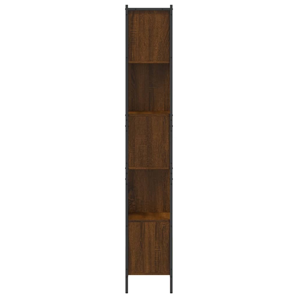 vidaXL Knihovna hnědý dub 72 x 28 x 172 cm kompozitní dřevo