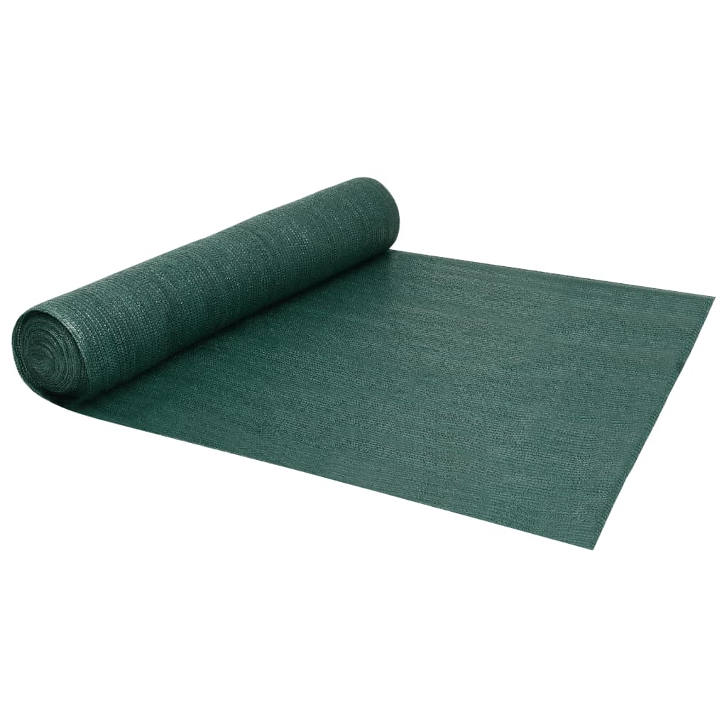 vidaXL Stínící tkanina zelená 1,5 x 25 m HDPE 195 g/m²