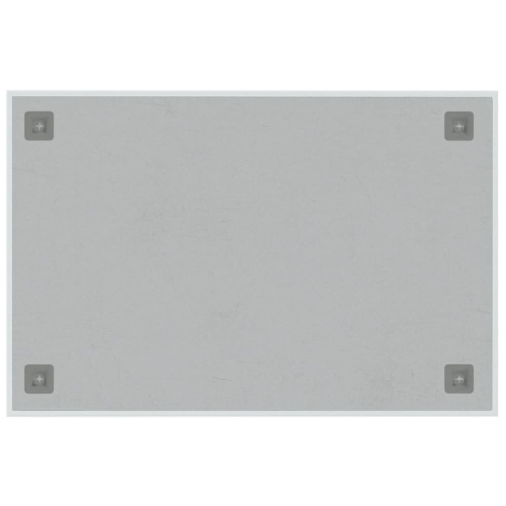 vidaXL Nástěnná magnetická tabule bílá 60 x 40 cm tvrzené sklo