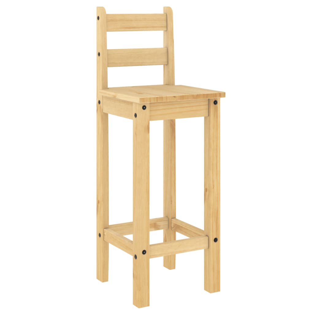 vidaXL Barové židle 2 ks masivní borové dřevo