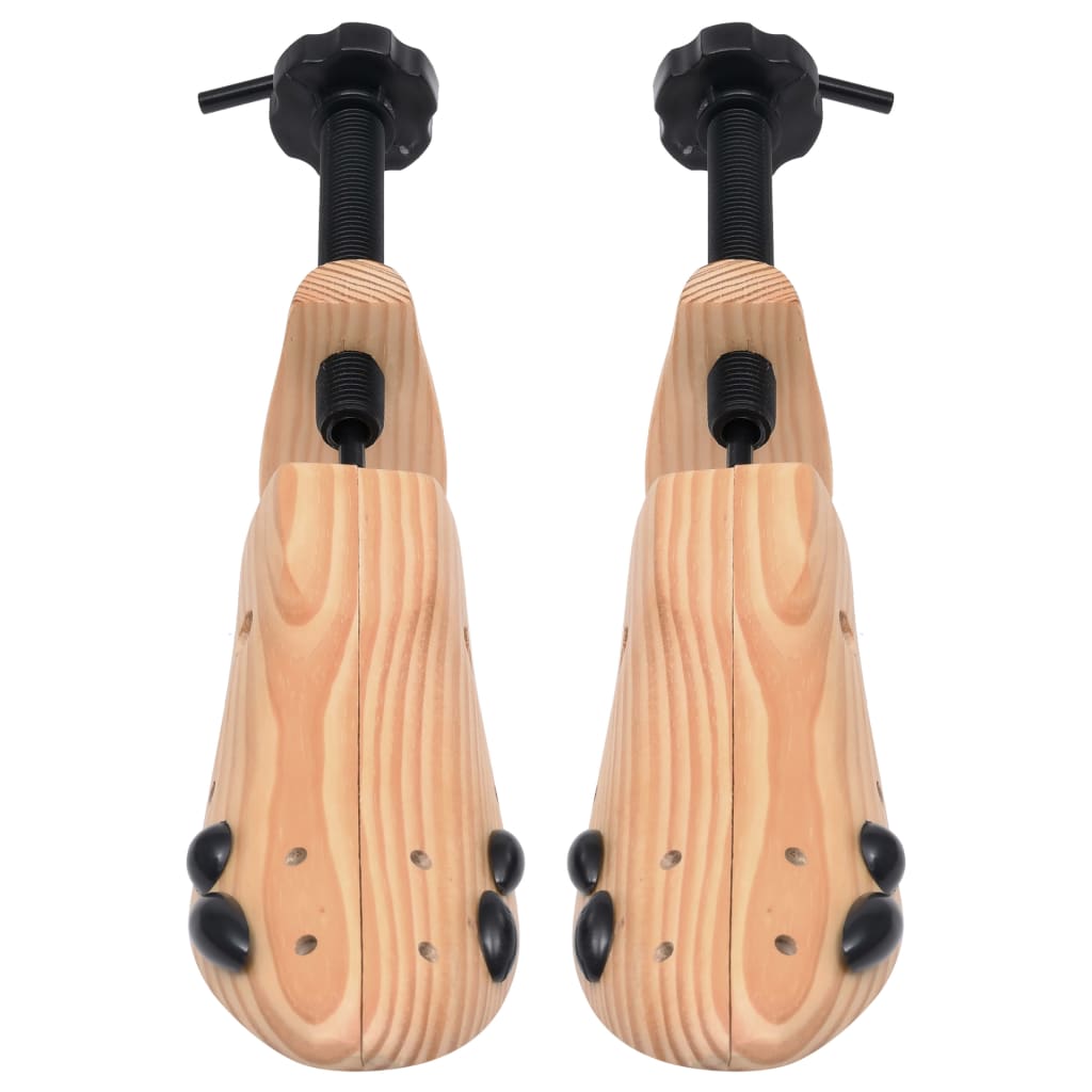 vidaXL Napínáky do bot velikost 36–40 masivní borové dřevo