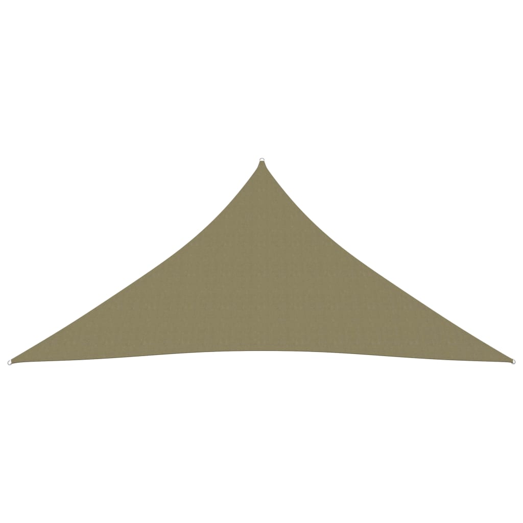 vidaXL Stínící plachta oxford trojúhelníková 4,5 x 4,5 x 4,5 m béžová