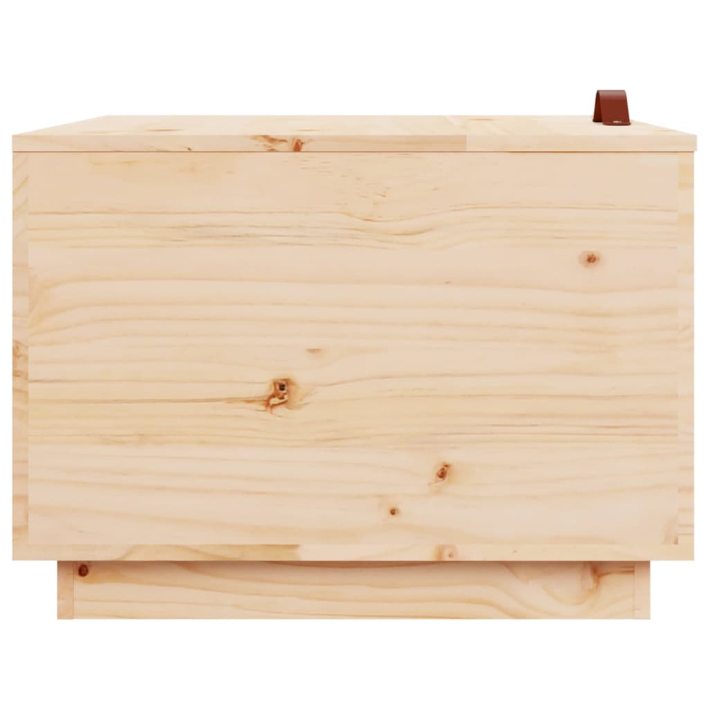 vidaXL Úložné boxy s víkem 3 ks masivní borové dřevo