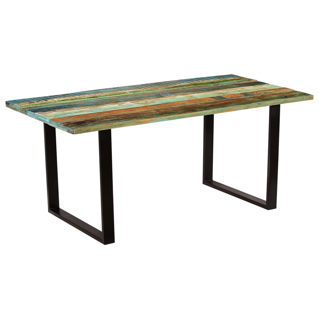 vidaXL Jídelní stůl masivní recyklované dřevo 180 x 90 x 77 cm