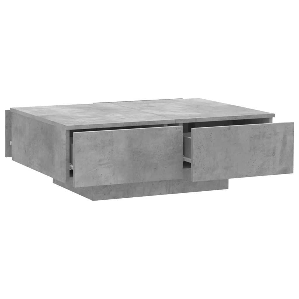vidaXL Konferenční stolek betonově šedý 90 x 60 x 31 cm dřevotříska