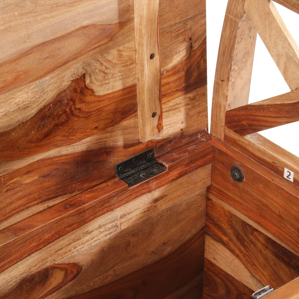 vidaXL Lavice 103 x 33 x 72 cm masivní sheeshamové dřevo