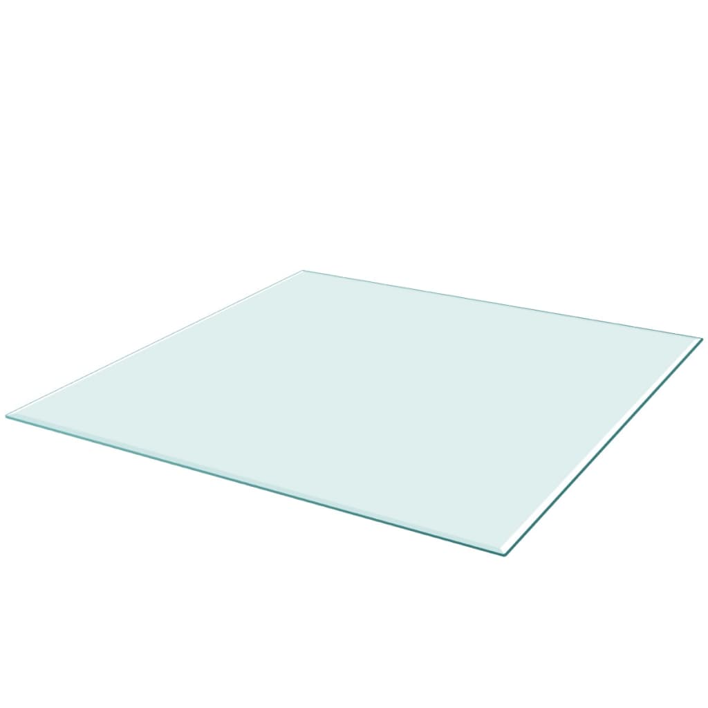 vidaXL Stolní deska z tvrzeného skla čtvercová 700x700 mm