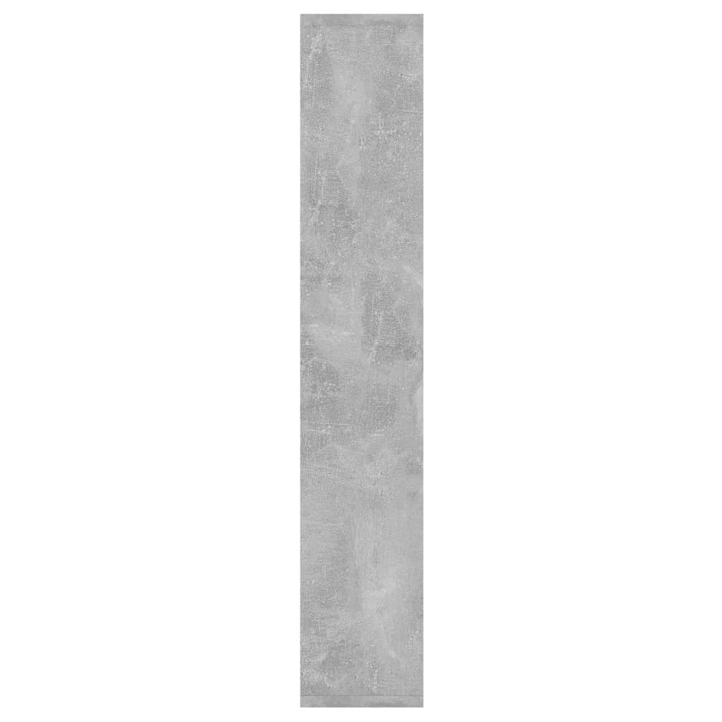 vidaXL Nástěnná police betonově šedá 36 x 16 x 90 cm dřevotříska