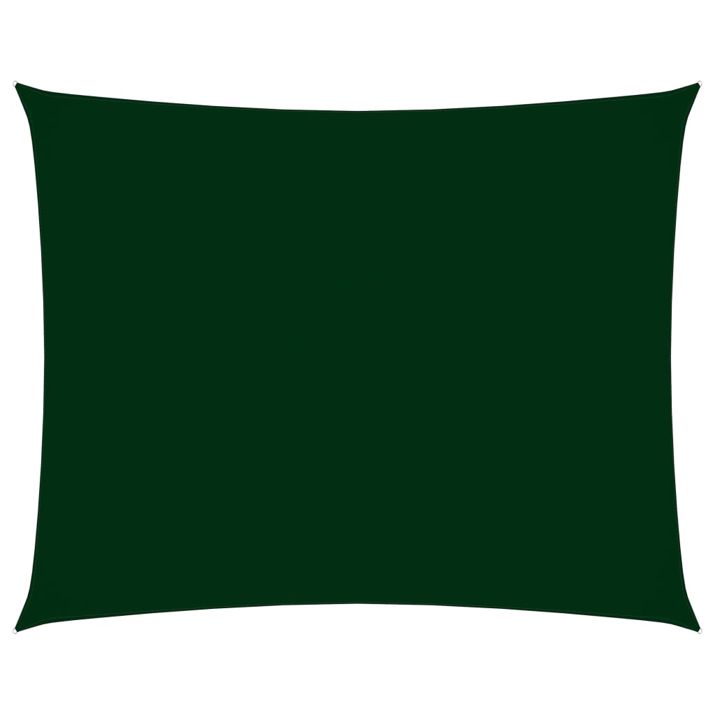 vidaXL Stínící plachta oxfordská látka obdélníková 5x6 m tmavě zelená