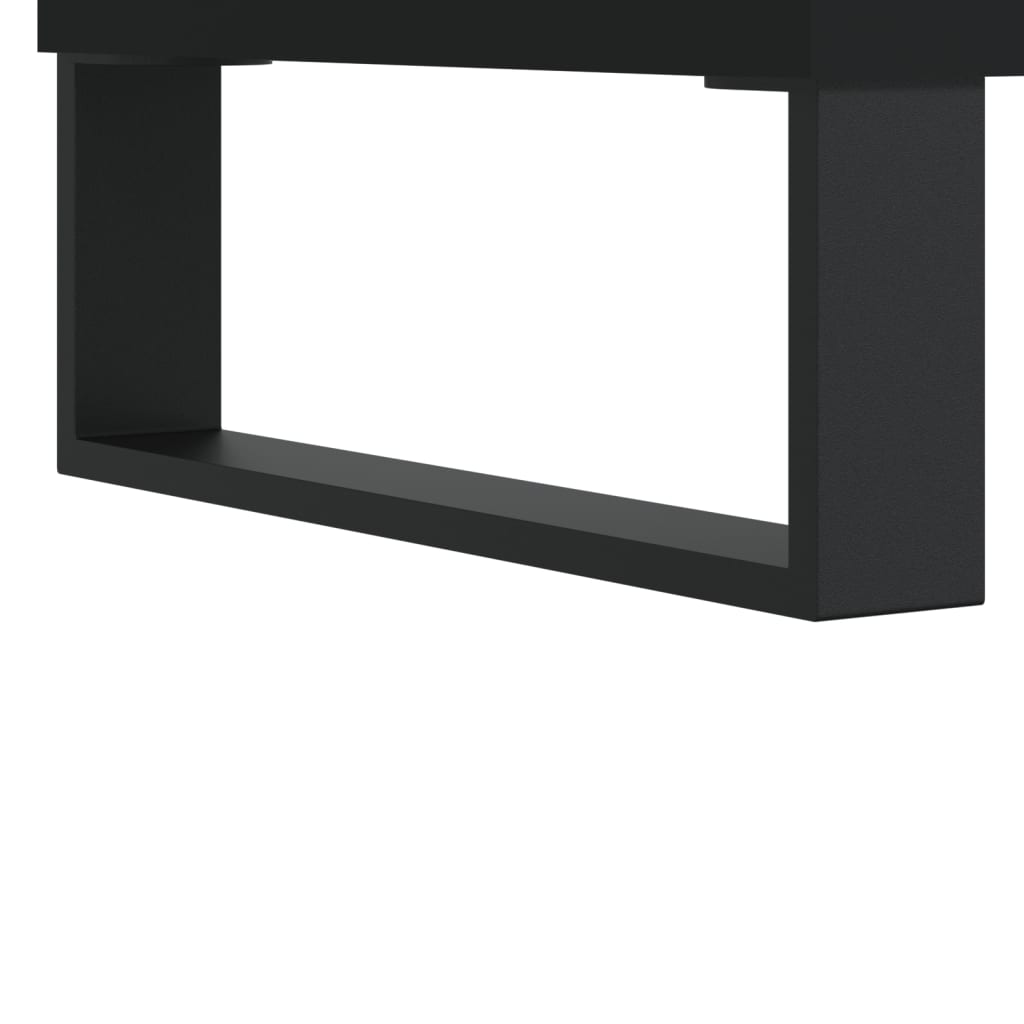 vidaXL Skříňka na LP desky černá 100 x 38 x 48 cm kompozitní dřevo