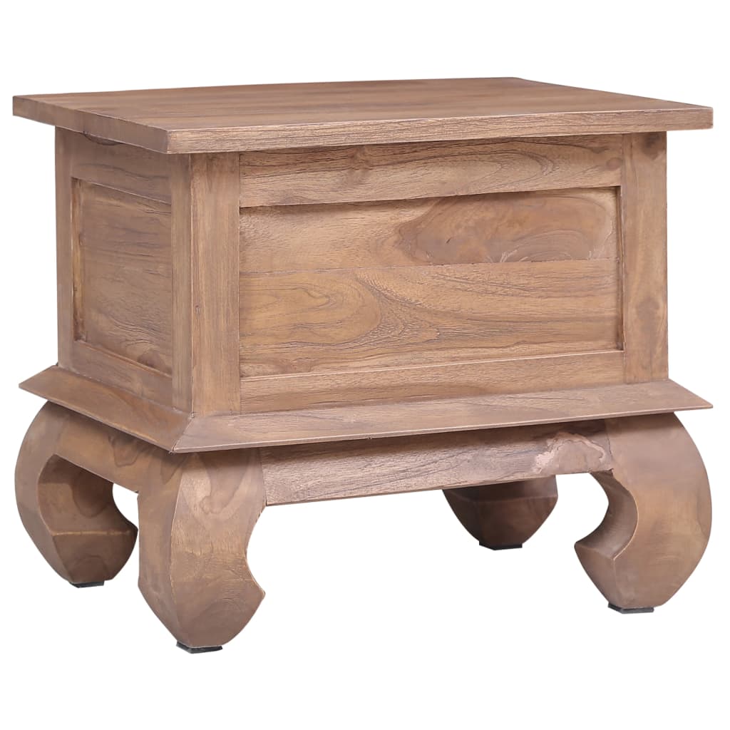 vidaXL Noční stolek 45 x 35 x 40 cm masivní teakové dřevo