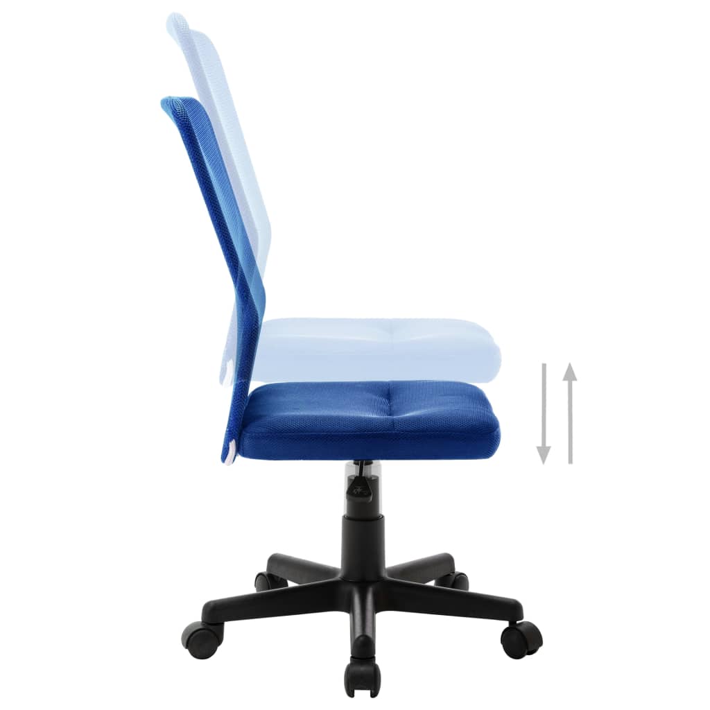 vidaXL Kancelářská židle modrá 44 x 52 x 100 cm síťovina textil