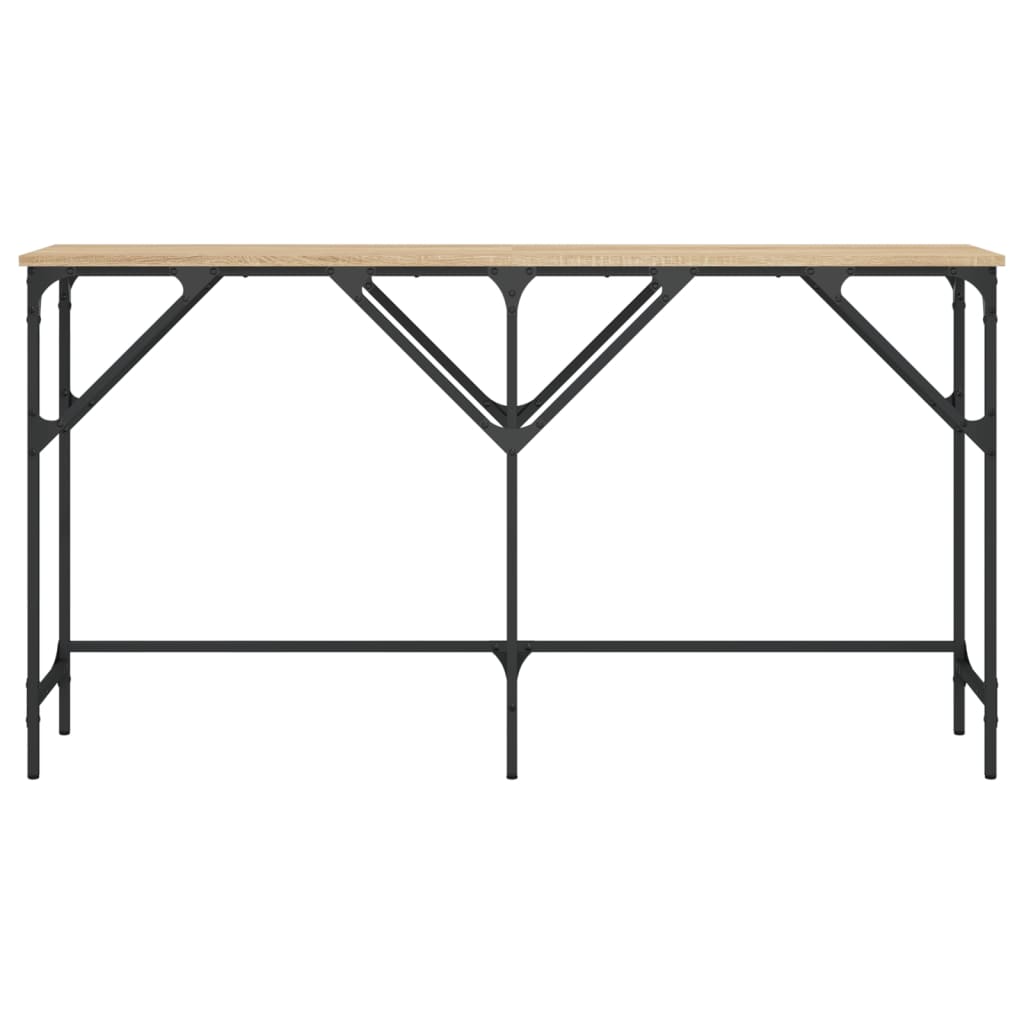vidaXL Konzolový stolek dub sonoma 140 x 29 x 75 cm kompozitní dřevo