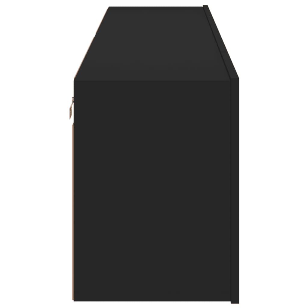 vidaXL TV skříňky nástěnné 2 ks černé 80 x 30 x 41 cm