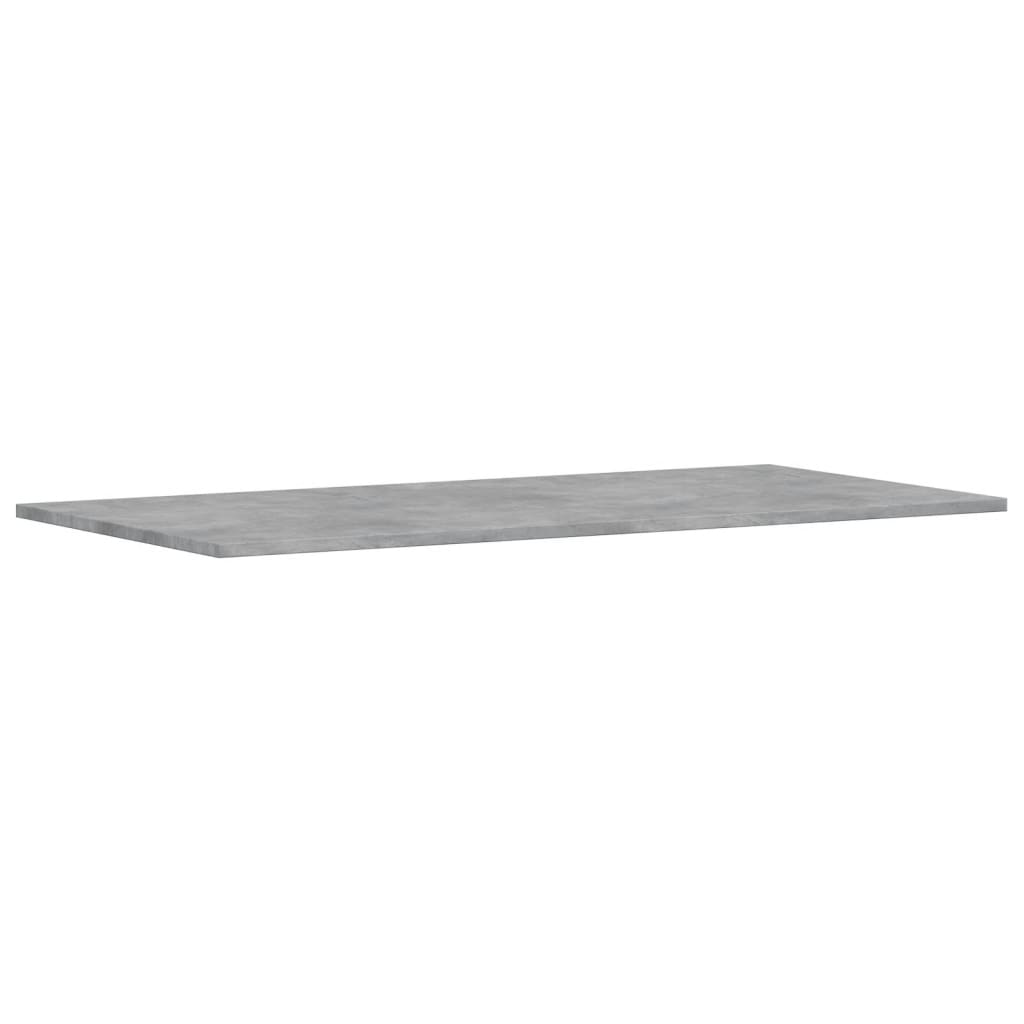 vidaXL Přídavné police 4 ks betonově šedé 100x50x1,5 cm dřevotříska