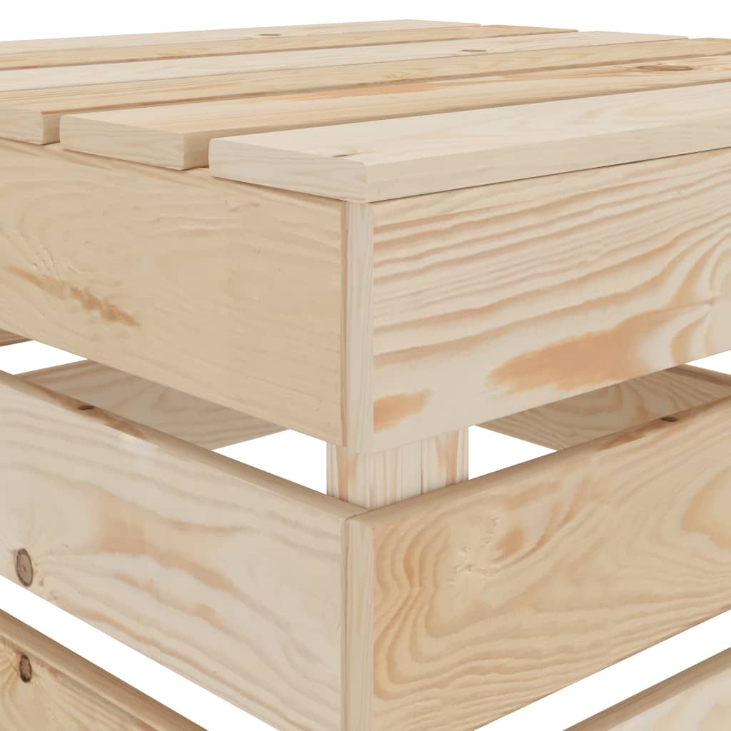 vidaXL Zahradní stolek z palet dřevo