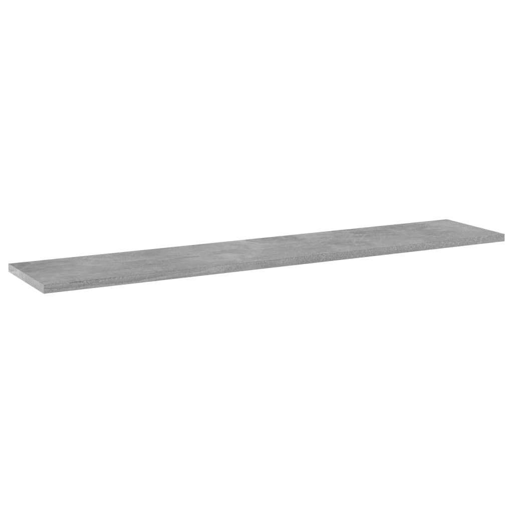 vidaXL Přídavné police 8 ks betonově šedé 100x20x1,5 cm dřevotříska