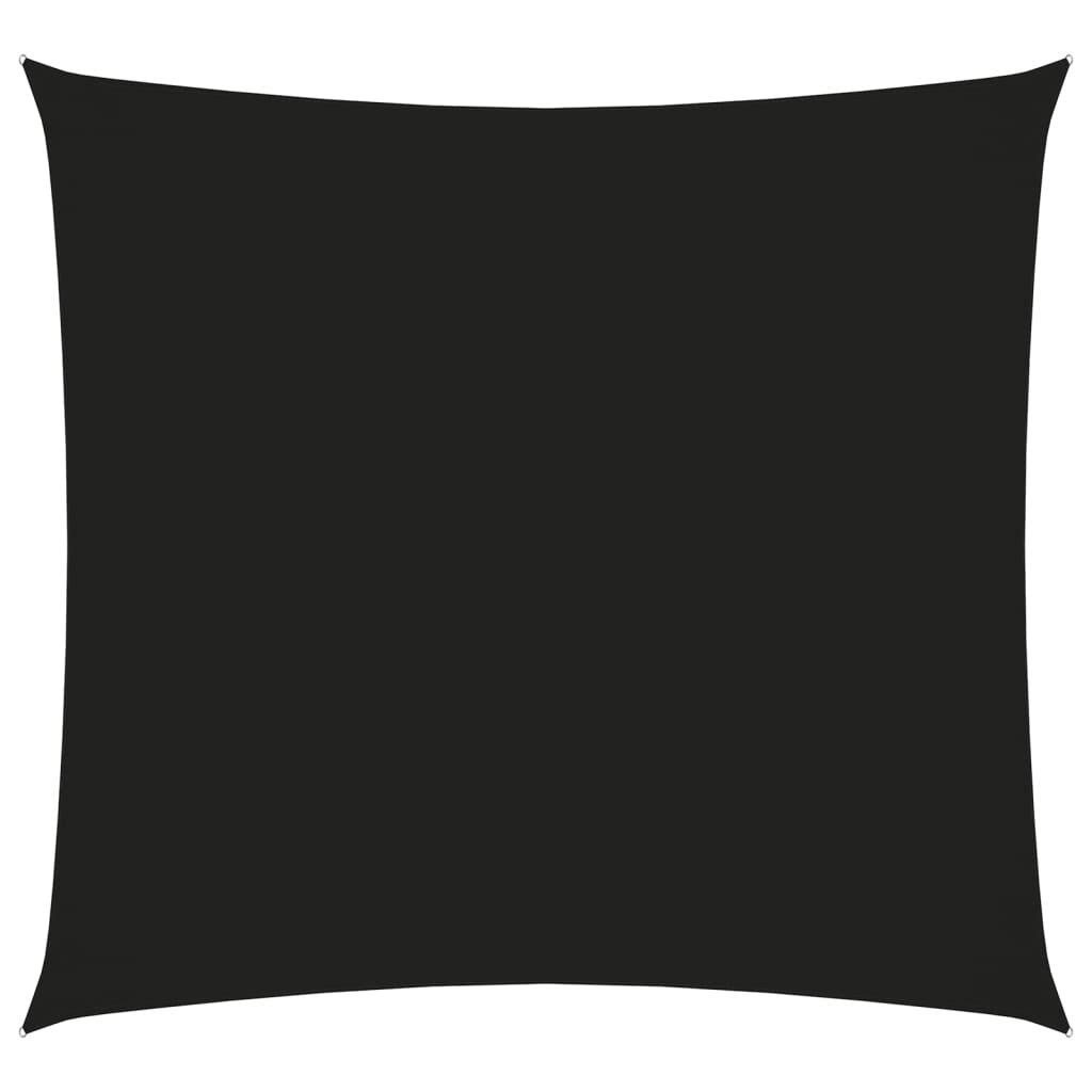 vidaXL Stínící plachta oxfordská látka čtvercová 7 x 7 m černá