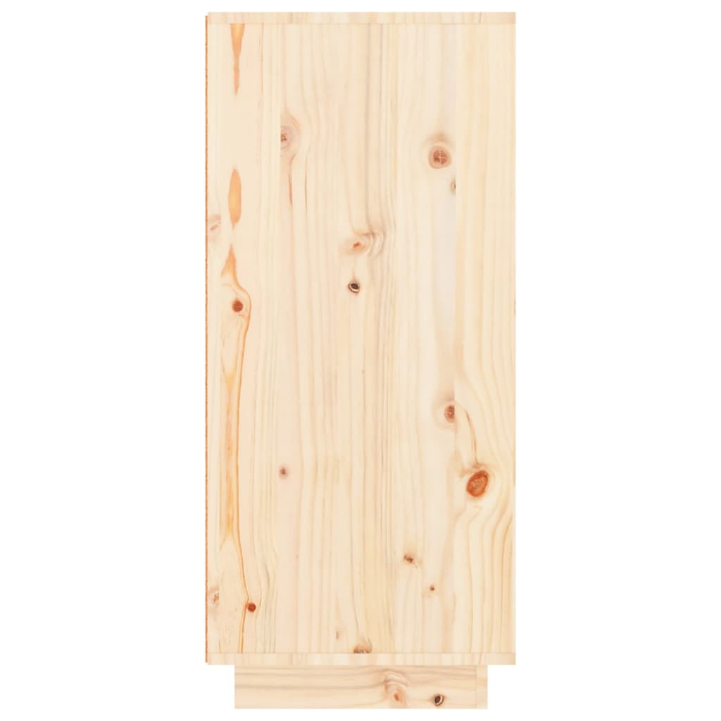 vidaXL Botník 60 x 35 x 80 cm masivní borové dřevo