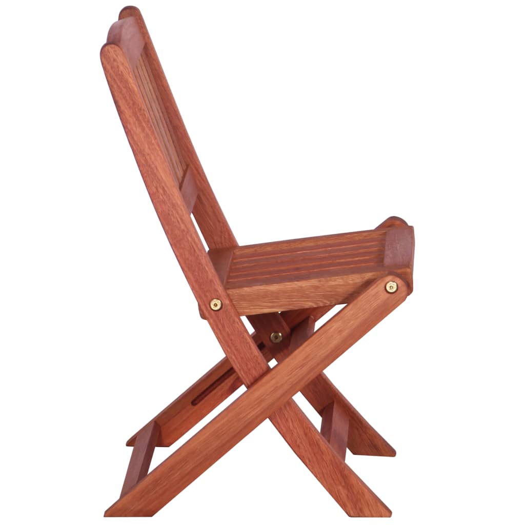 vidaXL Dětské jídelní židle 2 ks masivní eukalyptové dřevo