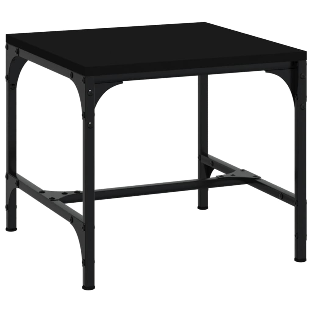 vidaXL Odkládací stolek černý 40 x 40 x 35 cm kompozitní dřevo