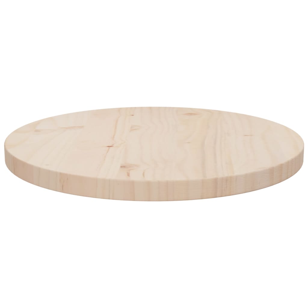 vidaXL Stolní deska Ø 40 x 2,5 cm masivní borové dřevo