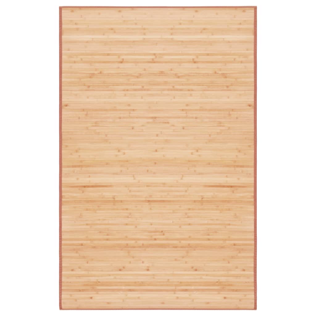 vidaXL Bambusový koberec 100 x 160 cm hnědý