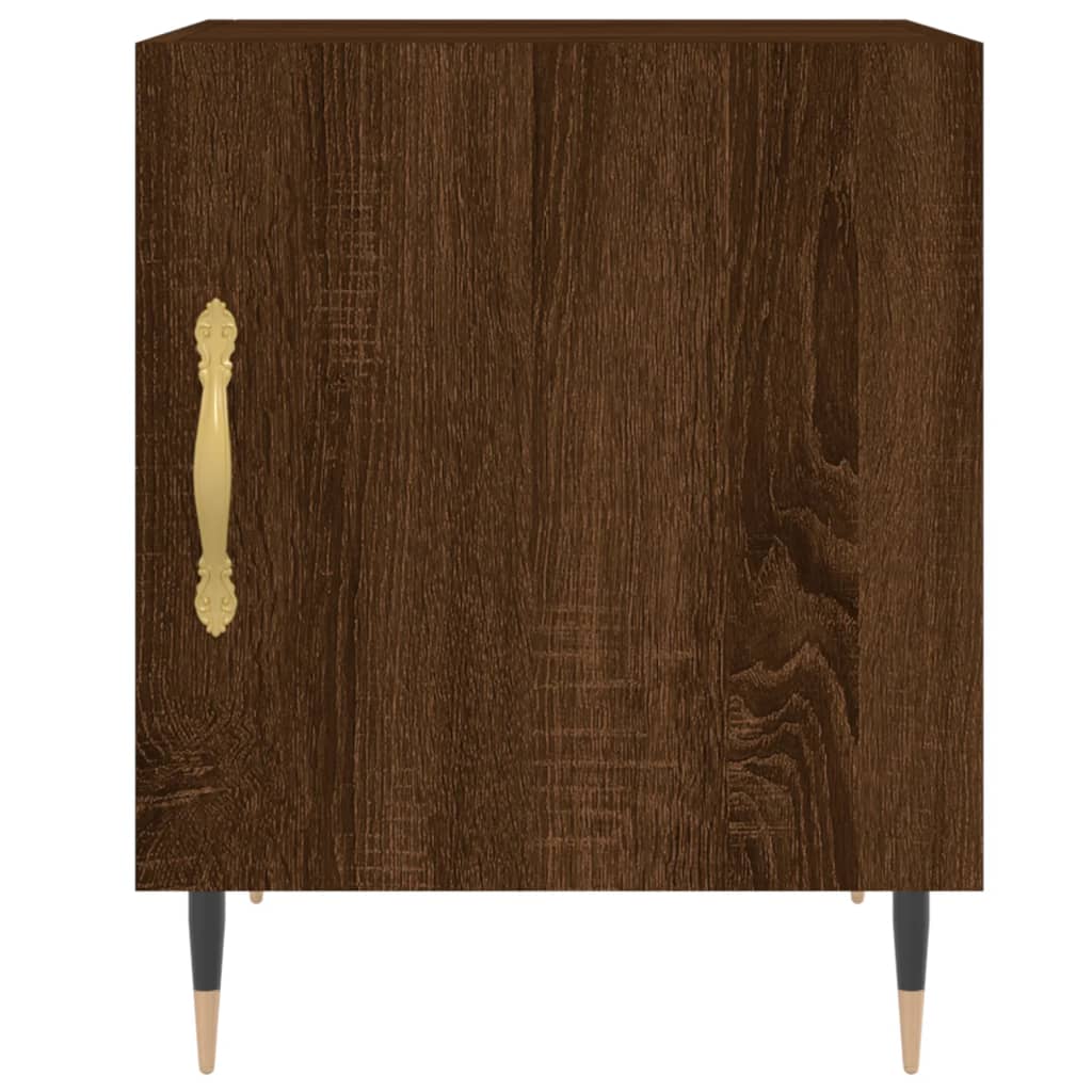 vidaXL Noční stolek hnědý dub 40 x 40 x 50 cm kompozitní dřevo