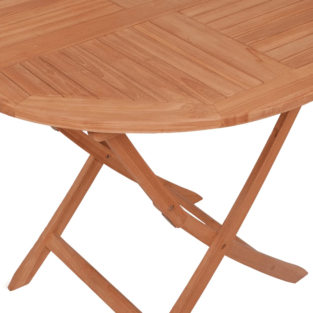 vidaXL Skládací zahradní stůl 85 x 76 cm masivní teakové dřevo