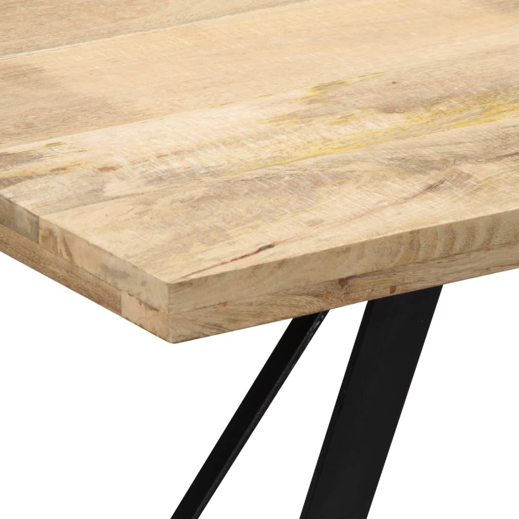 vidaXL Jídelní stůl 140 x 80 x 76 cm masivní mangovníkové dřevo